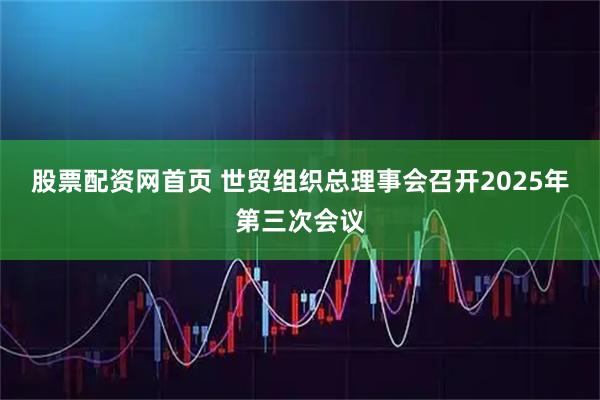 股票配资网首页 世贸组织总理事会召开2025年第三次会议